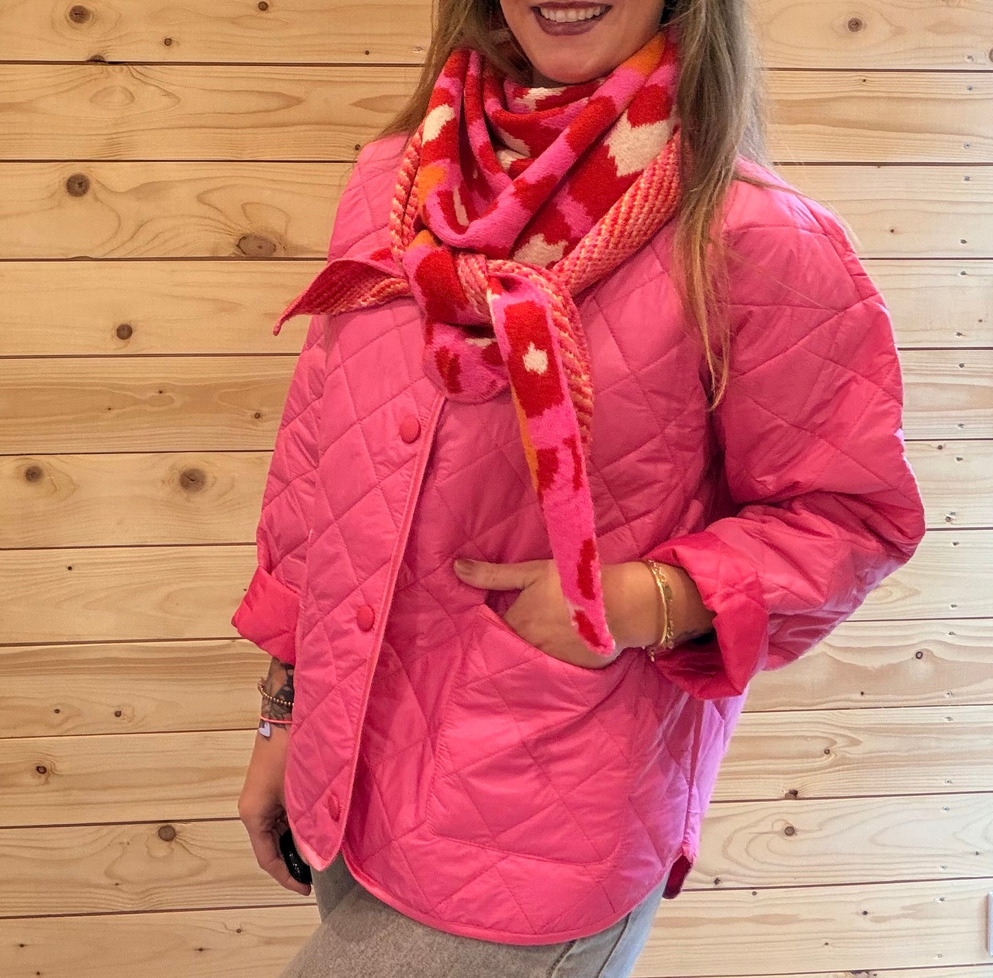 Steppjacke Liv Pink
