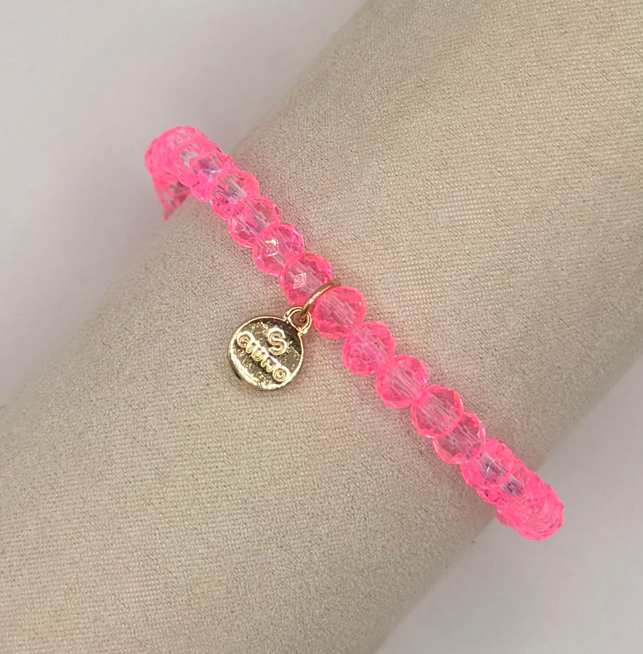 Armband Sparkel Love Pink (Mittel)