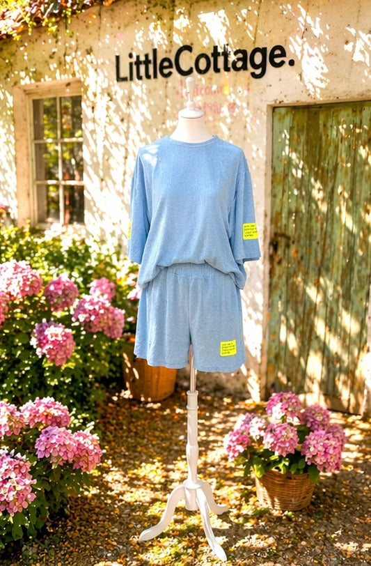 Cloudy Day Set Blau