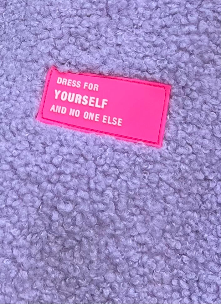 Wild Cozy Weste Flieder