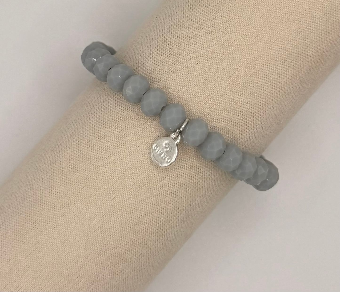 Armband Sparkel Love hell Grau (Maxi)