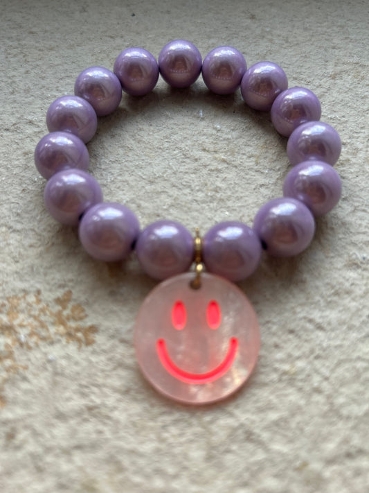 Armband Happy Flieder