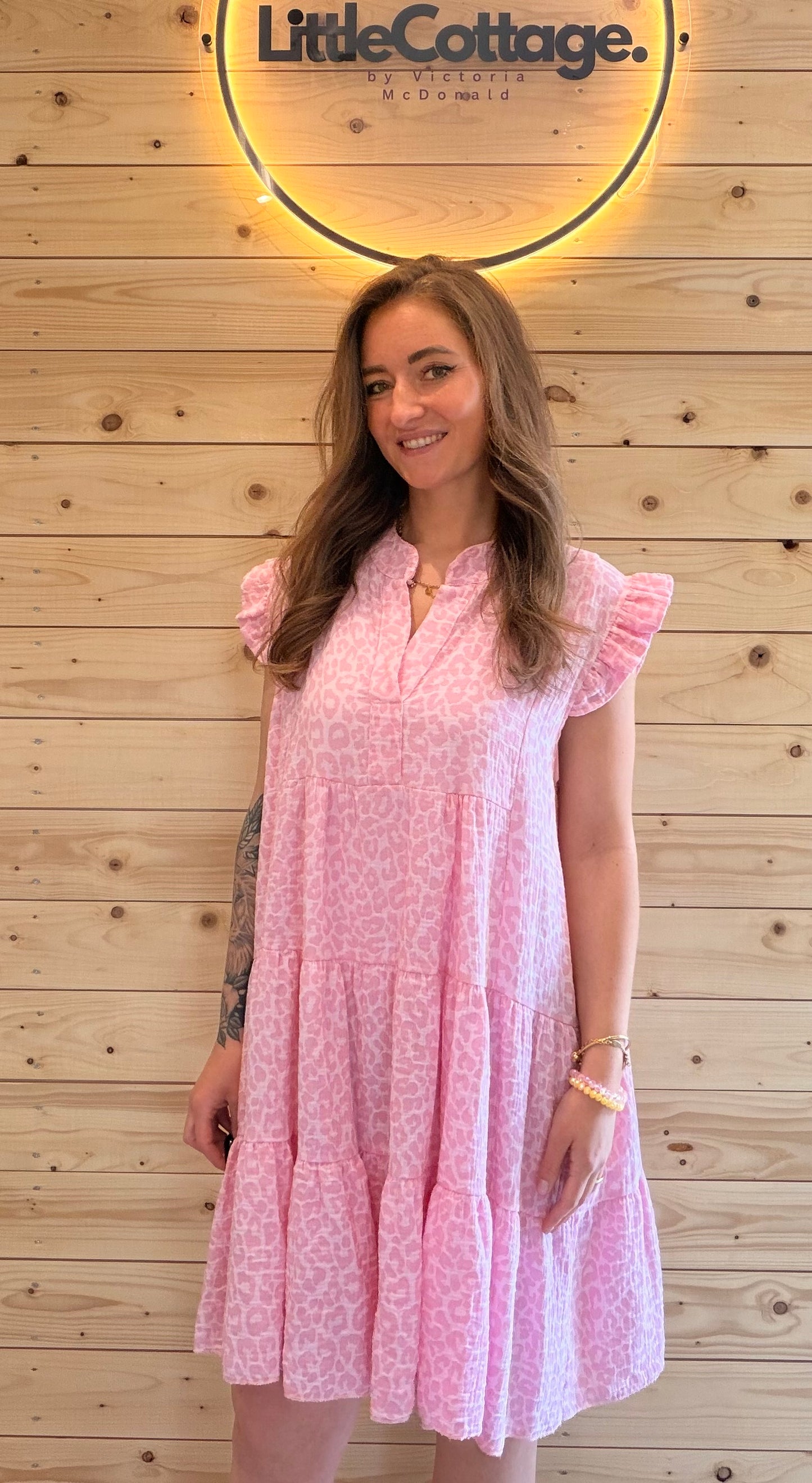 Leo Kleid Rosa– Bella Fit