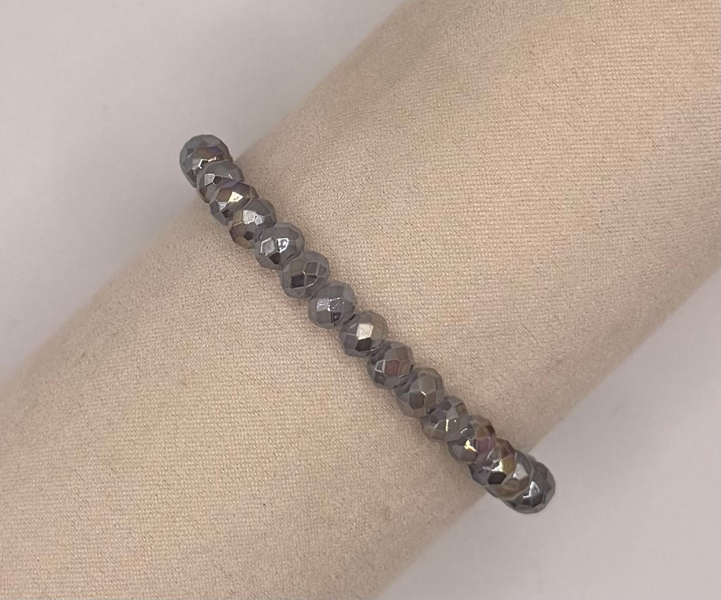 Armband Sparkel Love Grau (Mittel)