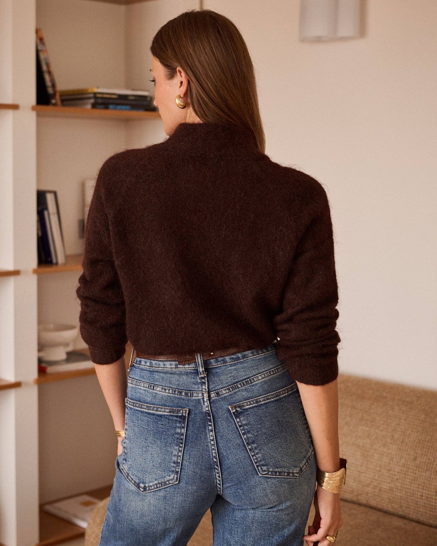 Strickpullover Amara Braun